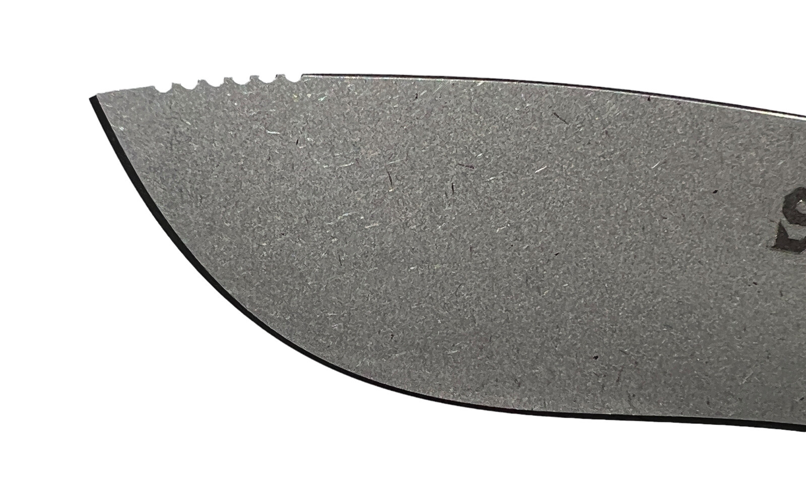 Fixed Blade Schenk RAM Elmax Steel, Double Black and Leather Sheath USA DH-1202 - Image 12