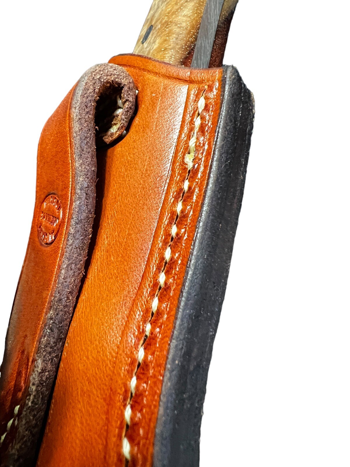 Fixed Blade Todd Orr 4.5" Madison Amboyna Burl/Leather Sheath DH-1541 - Image 18