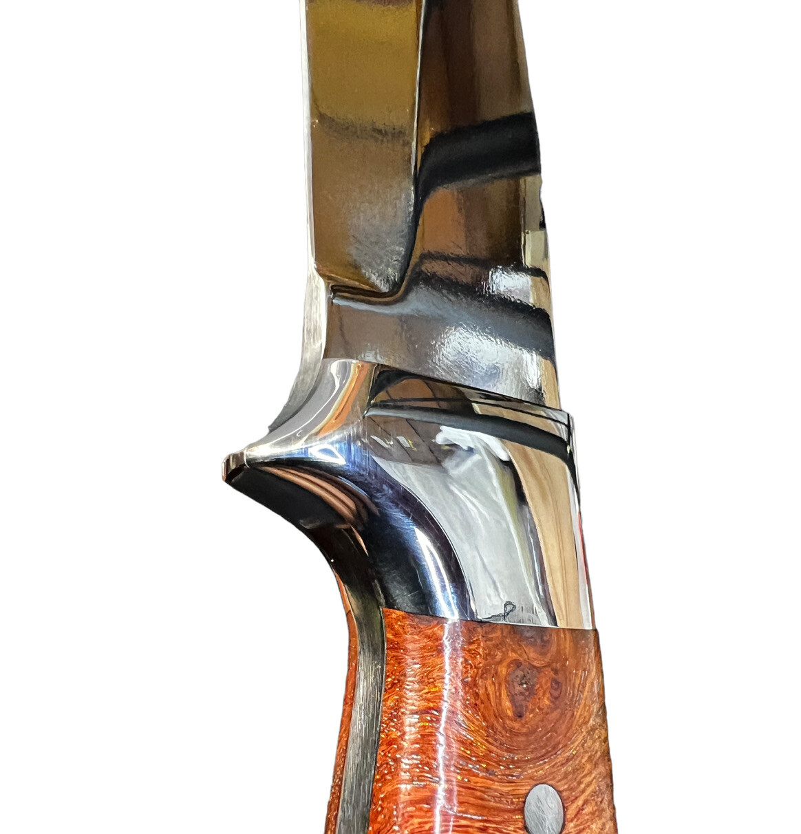 Fixed Blade Todd Orr 4.5" Madison Amboyna Burl/Leather Sheath DH-1541 - Image 6