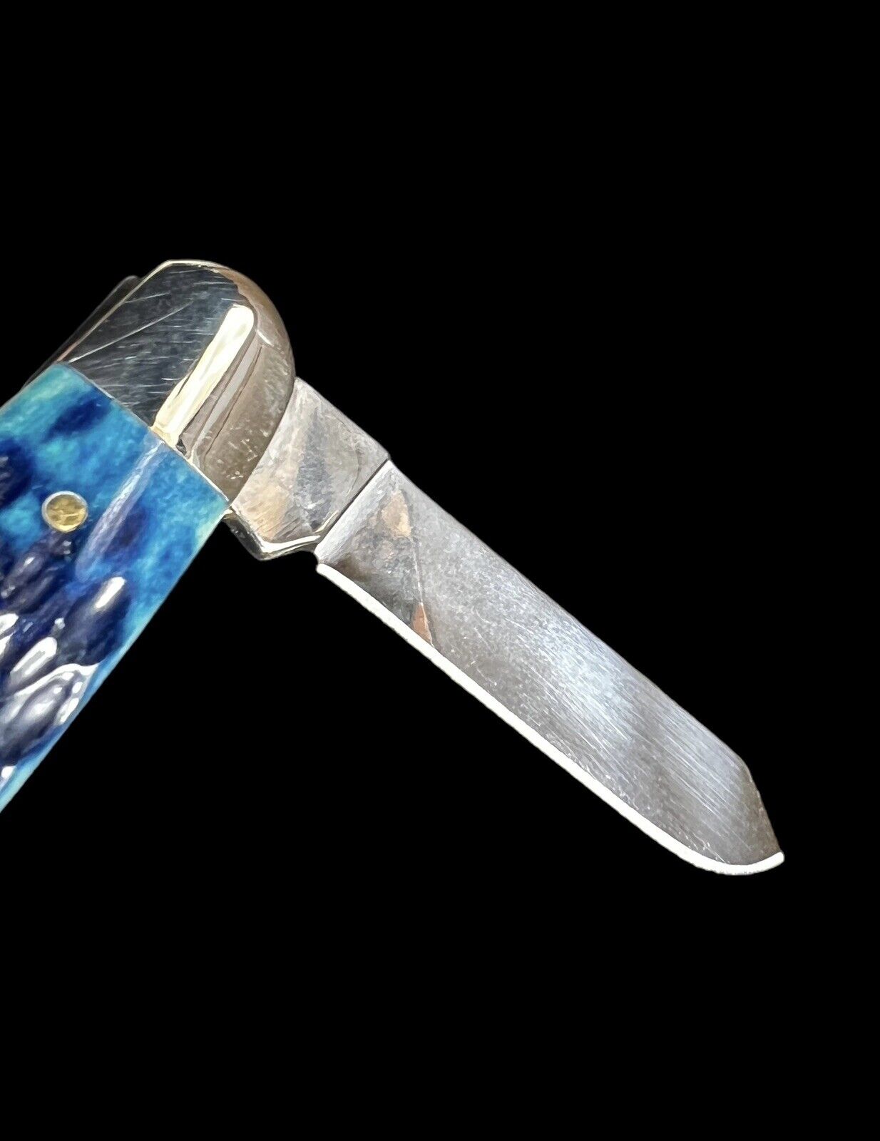 Pocketknife Case 63046 2008 Stockman Bone *Teal*, 406 Made for Employees DH-2018 - Image 10