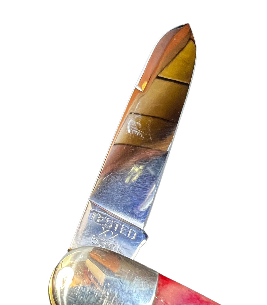 Pocketknife Case 6391 1991 Whittler *Red* Banana Bone Bomb S. 475 Made KP-1528 - Image 10