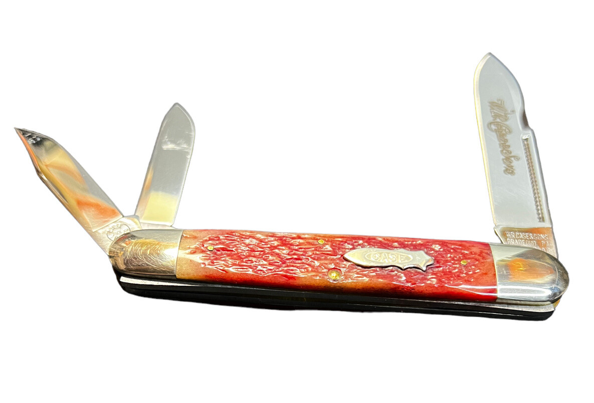Pocketknife Case 6391 1991 Whittler *Red* Banana Bone Bomb S. 475 Made KP-1528 - Image 2
