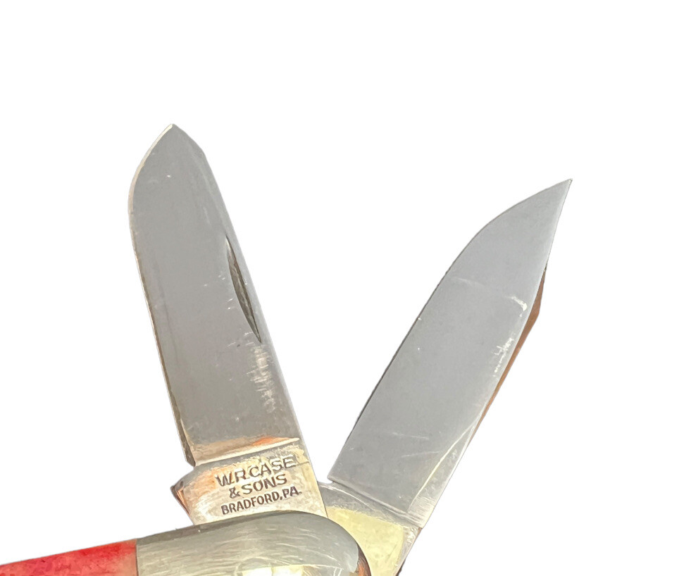 Pocketknife Case 6391 1991 Whittler *Red* Banana Bone Bomb S. 475 Made KP-1528 - Image 4