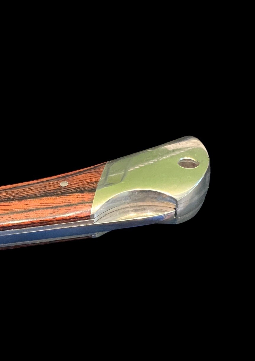 Pocketknife Simmons 1515 Folding LB Japan SS Vintage with Leather Sheath DH-2240 - Image 16