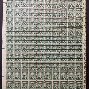 US #1031 1c Washington Sheet/Gutter Snipe EFO, Precancel 'Washington, DC '. MNH