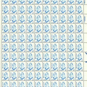US #2169/2169a 1987 2c Mary Lyon Sheets of 100 Tagged/Untagged MNH VF-XF