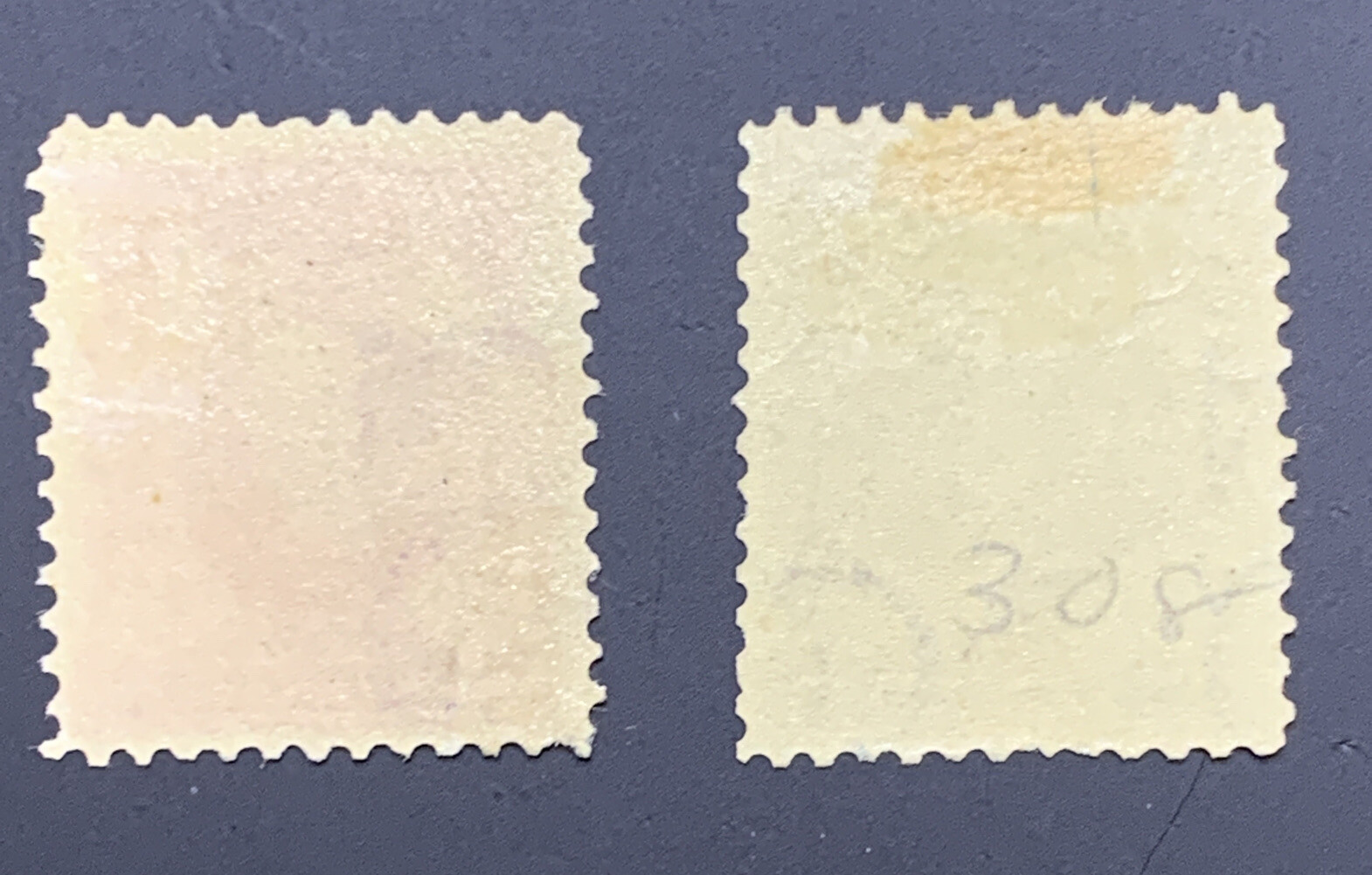 US 308 1902 13c Harrison Two Shades Mint OG PH. KP-190 - Image 4