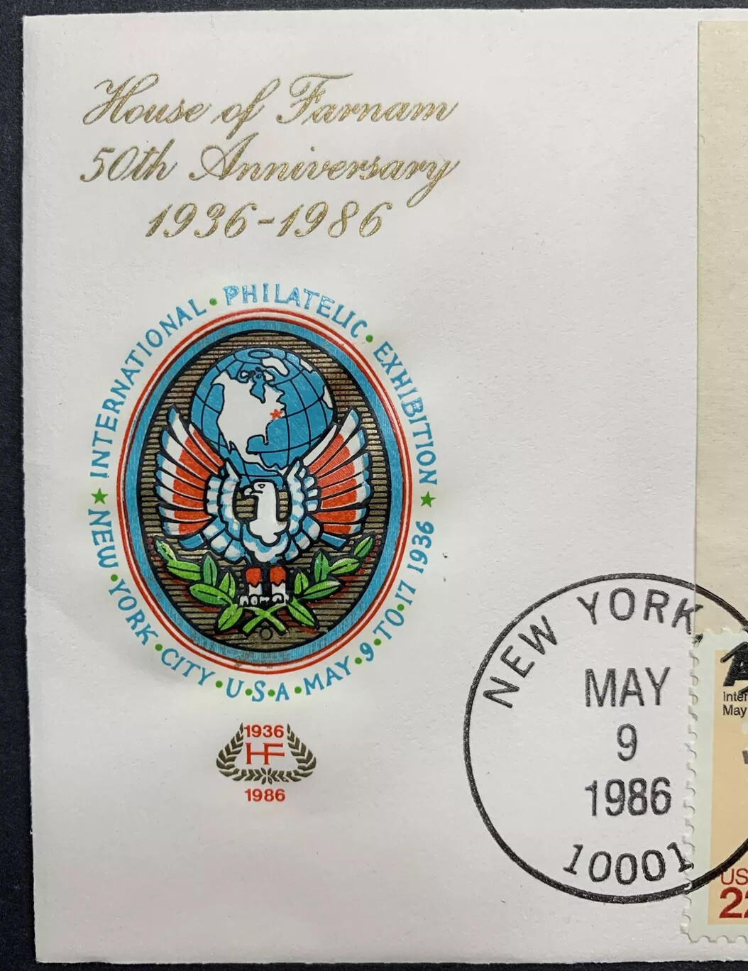 US #778+2145 FDC TIPEX & AMERIPEX Unsealed Flap. HF 50th Anniv. Limited #426/500 - Image 10