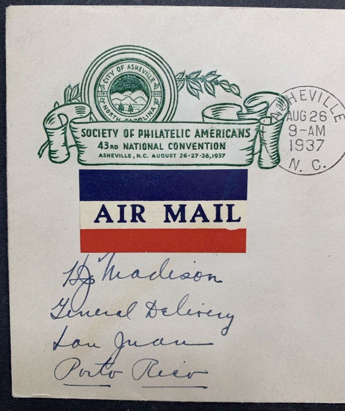 US #797-27 FDC 10c National Parks. HF Ashville, NC 8/26/1937 *Air Mail* Rare - Image 12