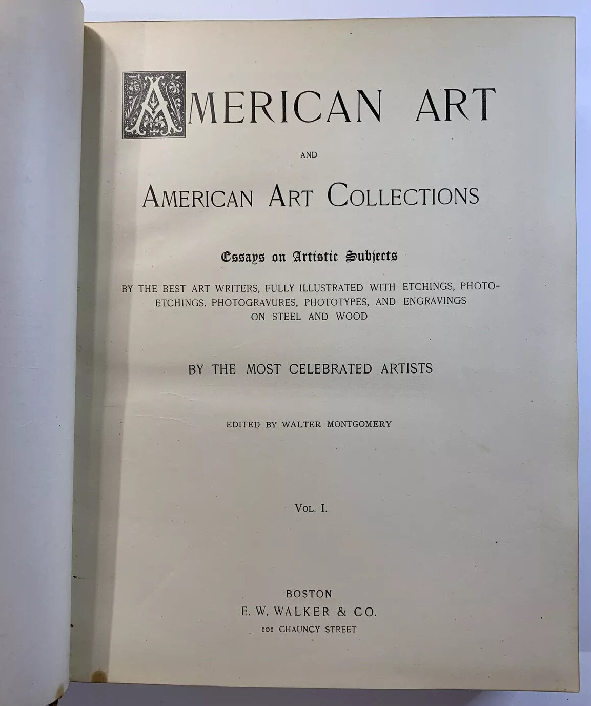 American Art and American Art Collections Vol I/II Ed. by Walter Montgomery 1889 - Image 9