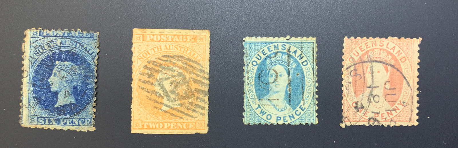 Australia Classics 19th Century Used 176 Stamps. KP-102 - Image 6