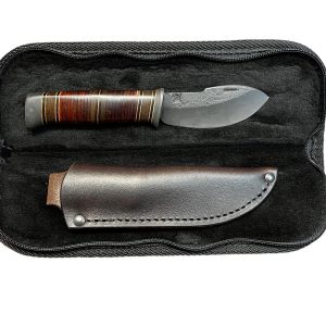 Fixed Blade Behring Made Forged 3 3/8" WWII Canoe DH-1613