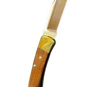 Pocketknife Buck 110 1993 Hunter Lockback Ebony Wood KP-1552