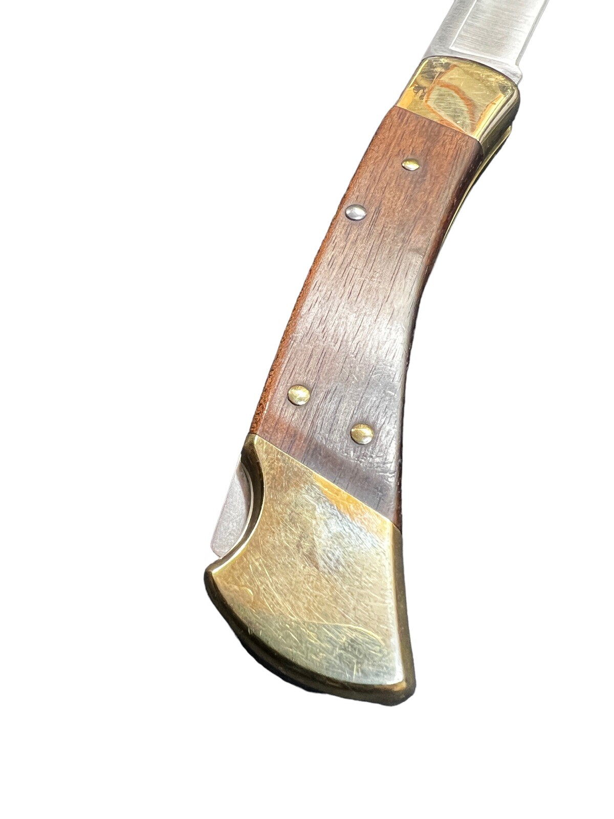Pocketknife Buck 110 1993 Hunter Lockback Ebony Wood KP-1552 - Image 9