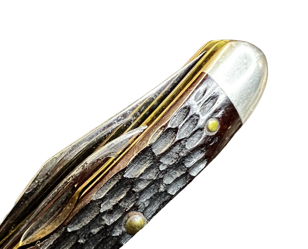 Pocketknife Case 6220 1940-1964 Peanut Greenbone KP-1546 - Image 14