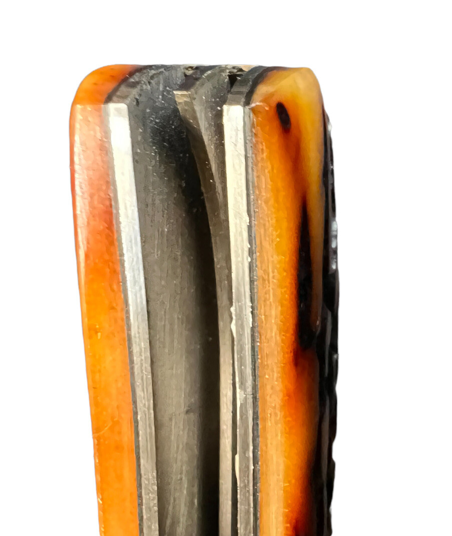 Pocketknife Jeff Cover Large Trapper *Amber* Bone Stag KP-1382 - Image 8