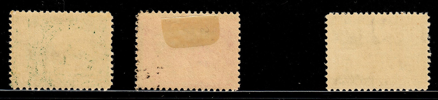 US #328 MNH, #329 H,#330 MNH Jamestwon Expo, Perf 12 (SCV $450 F-VF) - Image 2