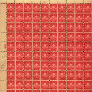 US #654/655 2c Edison's First Lamp, Flat and Rotary Press Sheets MNH (BCV $480)