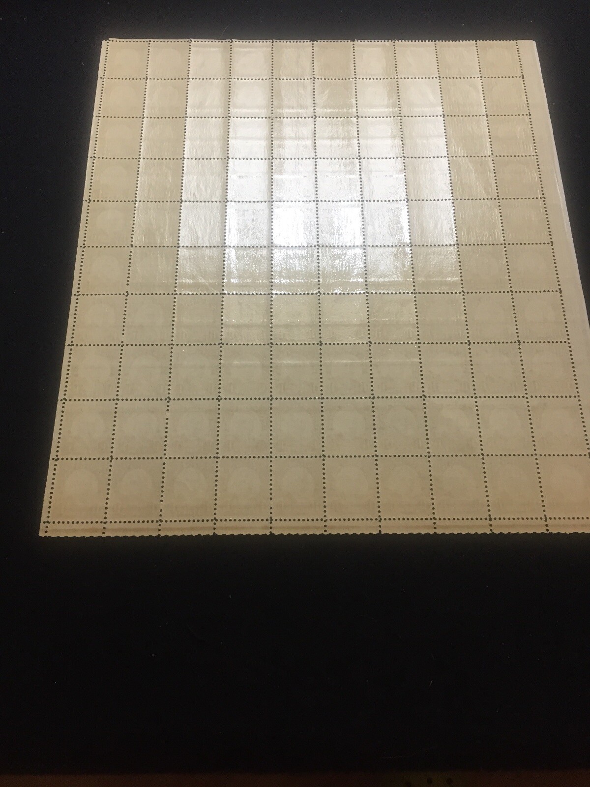 US #684 Harding Perf 11x10.5 *Scratched Plate* Sheet MNH (CV $100) - Image 6