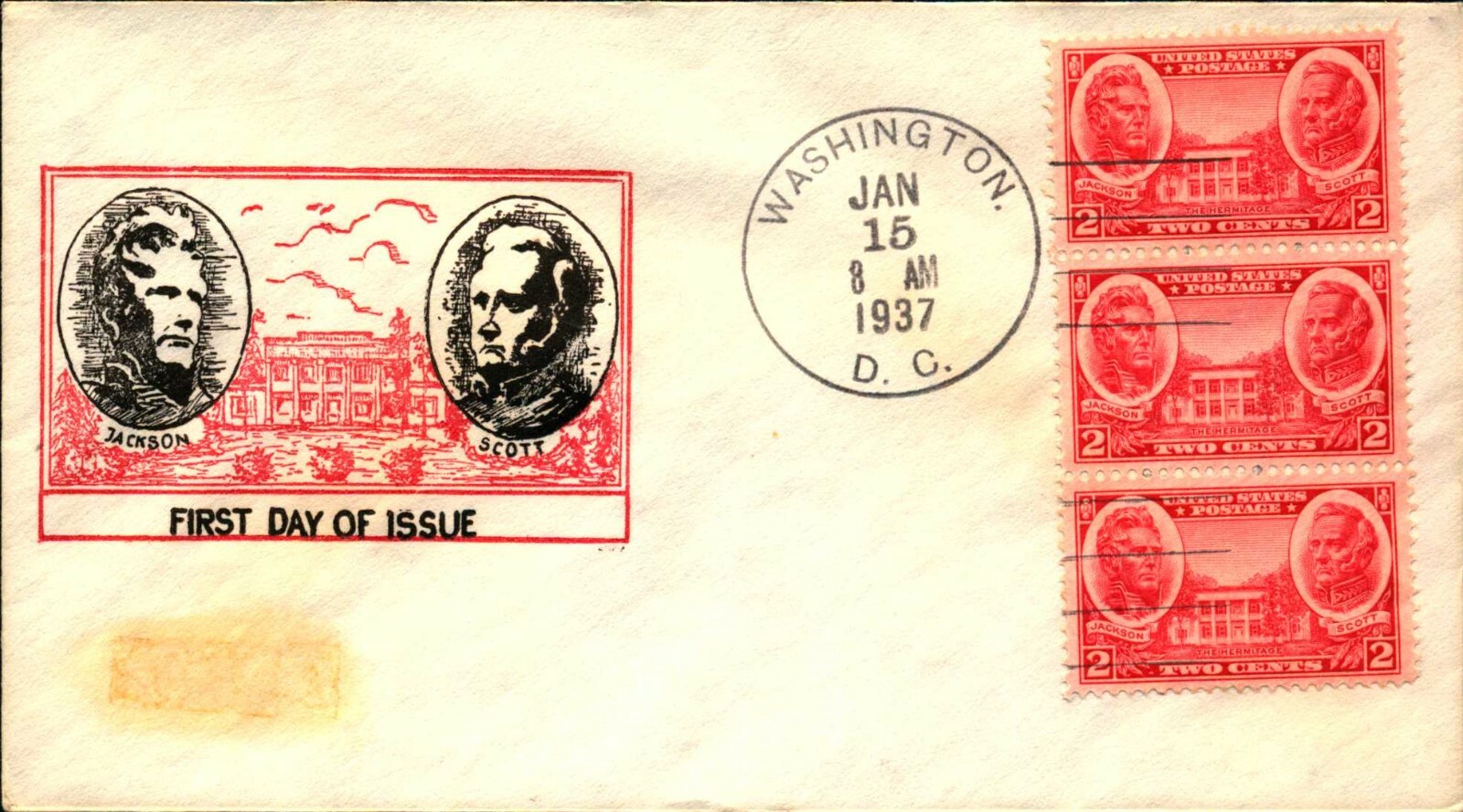 US #785-794 FDC Army-Navy Jack Sidenius Cachet Unaddressed Set of 10 - Image 3