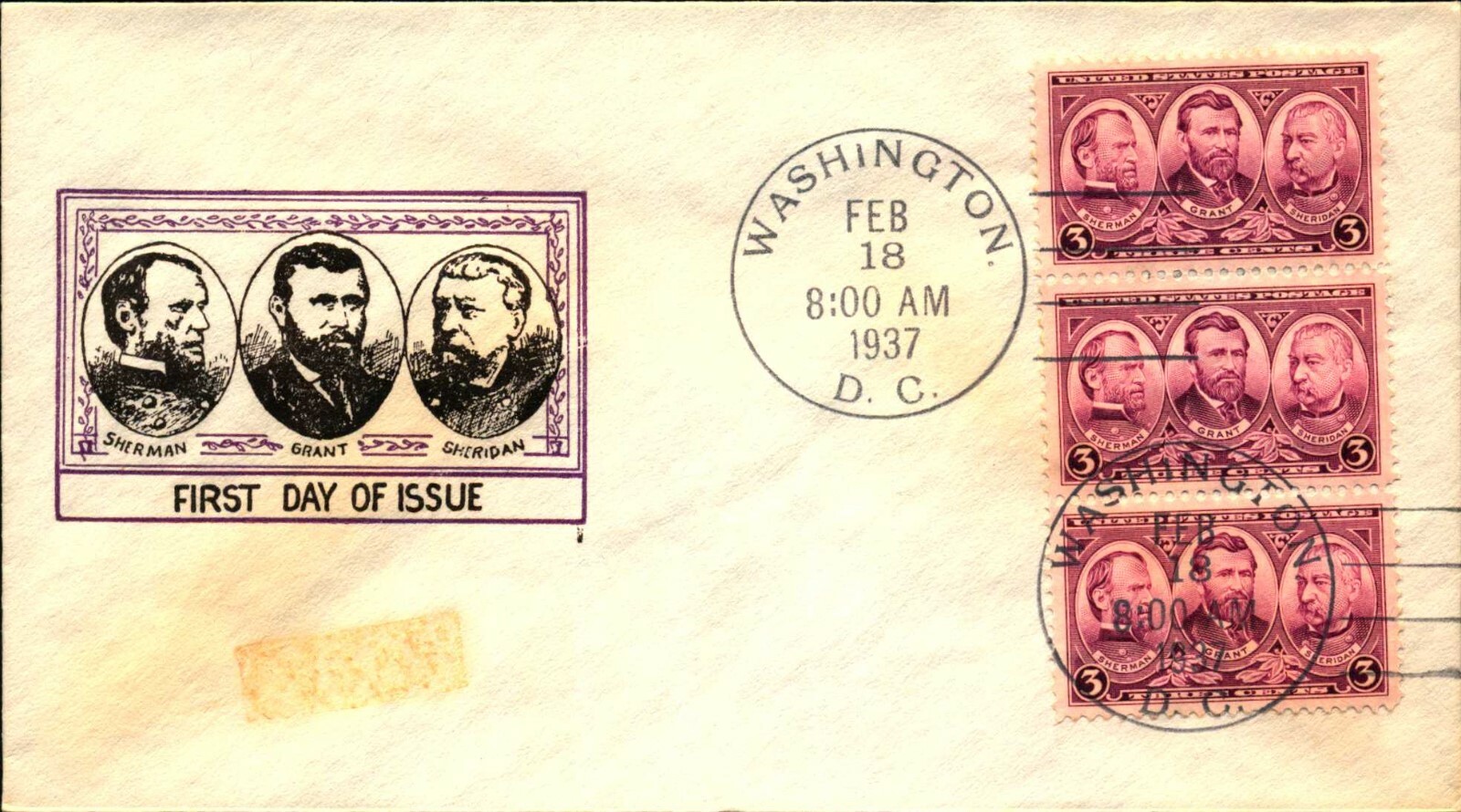 US #785-794 FDC Army-Navy Jack Sidenius Cachet Unaddressed Set of 10 - Image 4