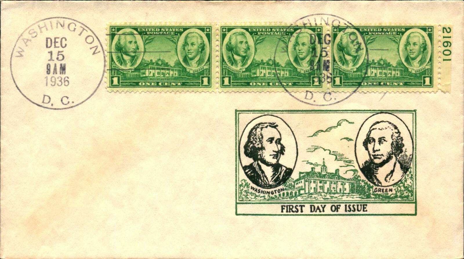 US #785-794 FDC Army-Navy Jack Sidenius Cachet Unaddressed Set of 10