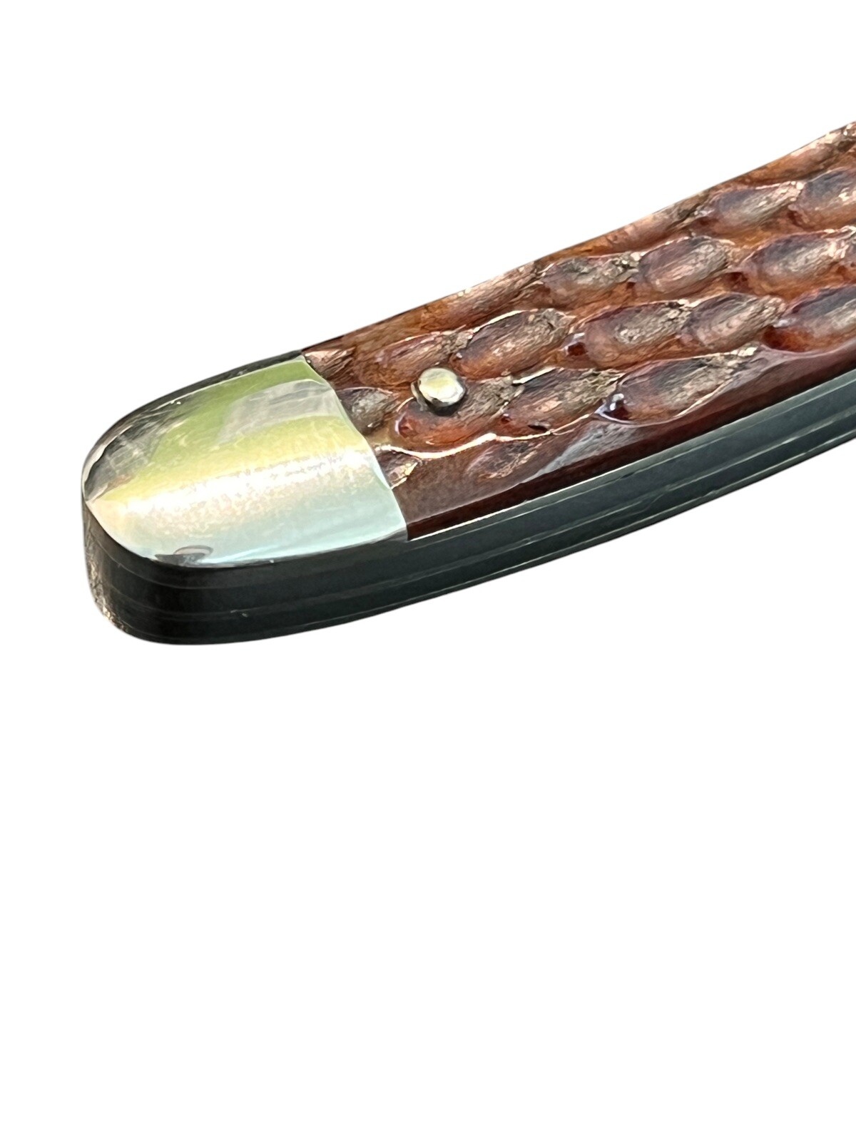 Pocketknife Case 62087 1940-1967 2-Blade Medium Stockman Red Bone DH-2242 - Image 12