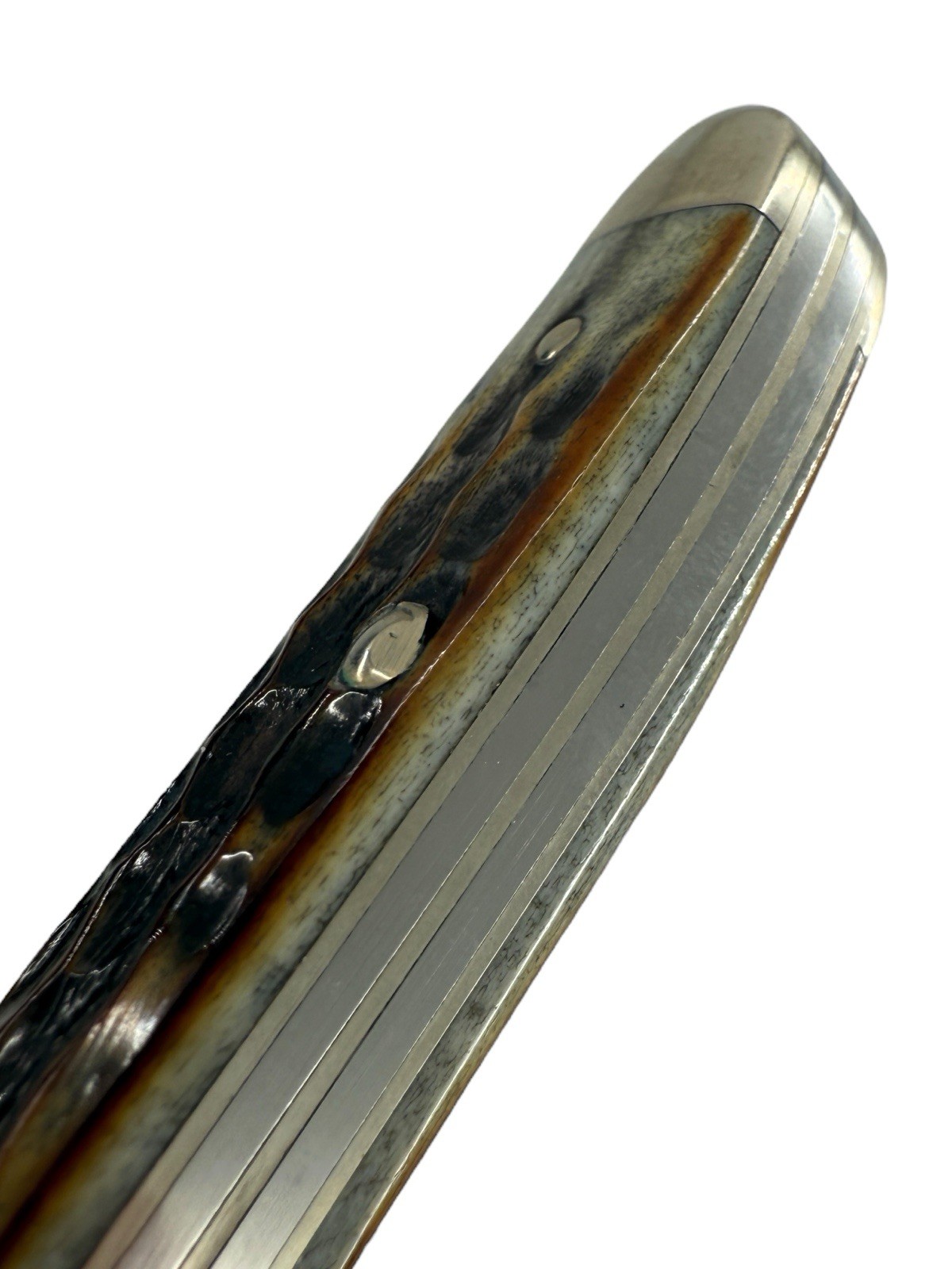 Pocketknife Case 6220 SS 2002 Peanut Burnt Moss Engraved DH-2343 - Image 13