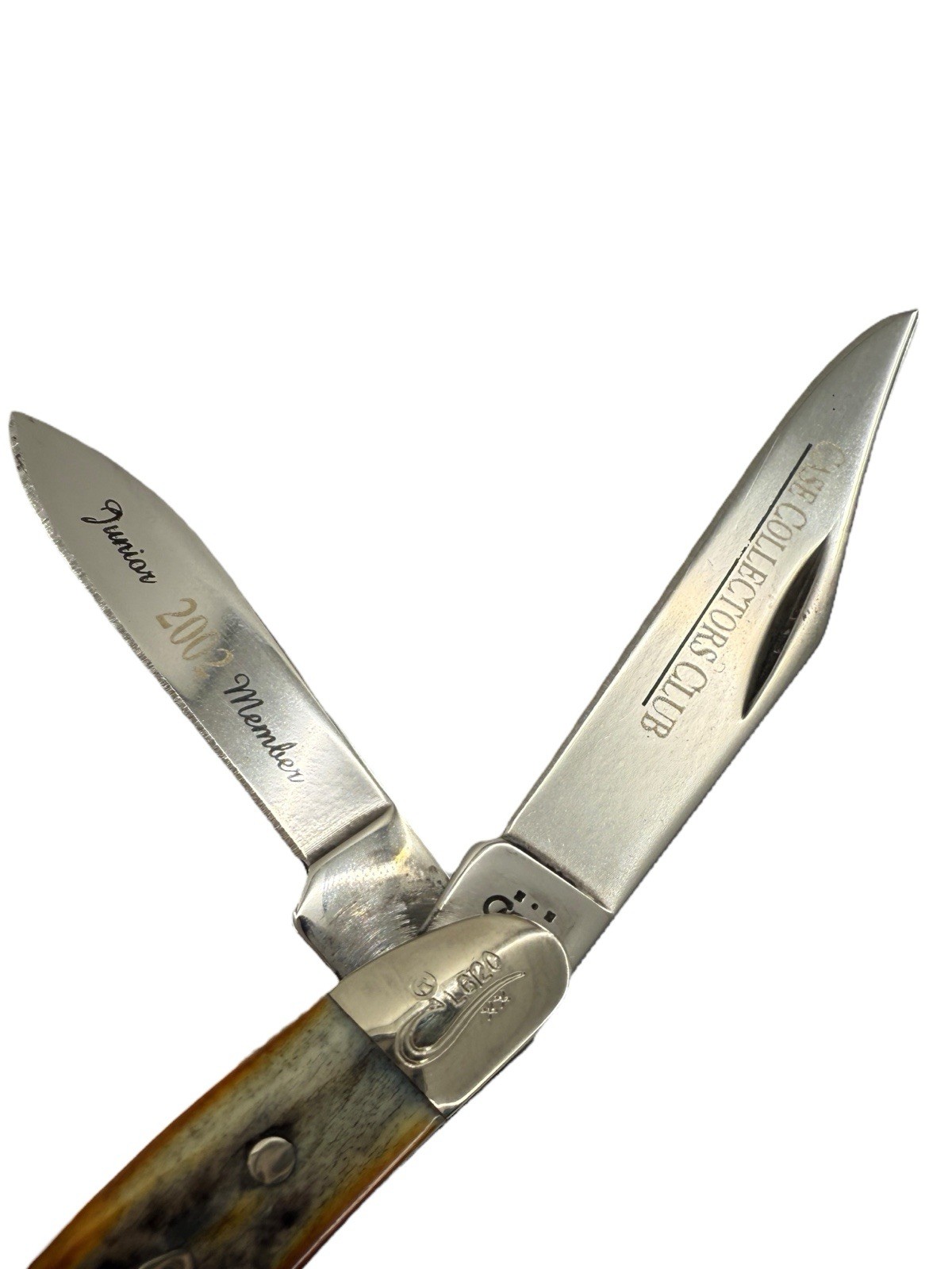 Pocketknife Case 6220 SS 2002 Peanut Burnt Moss Engraved DH-2343 - Image 5