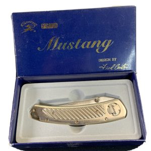 Pocketknife Gigand FC-9826S Mustang "Chrome Plated" Fred Carter AUS-8 KP-1039