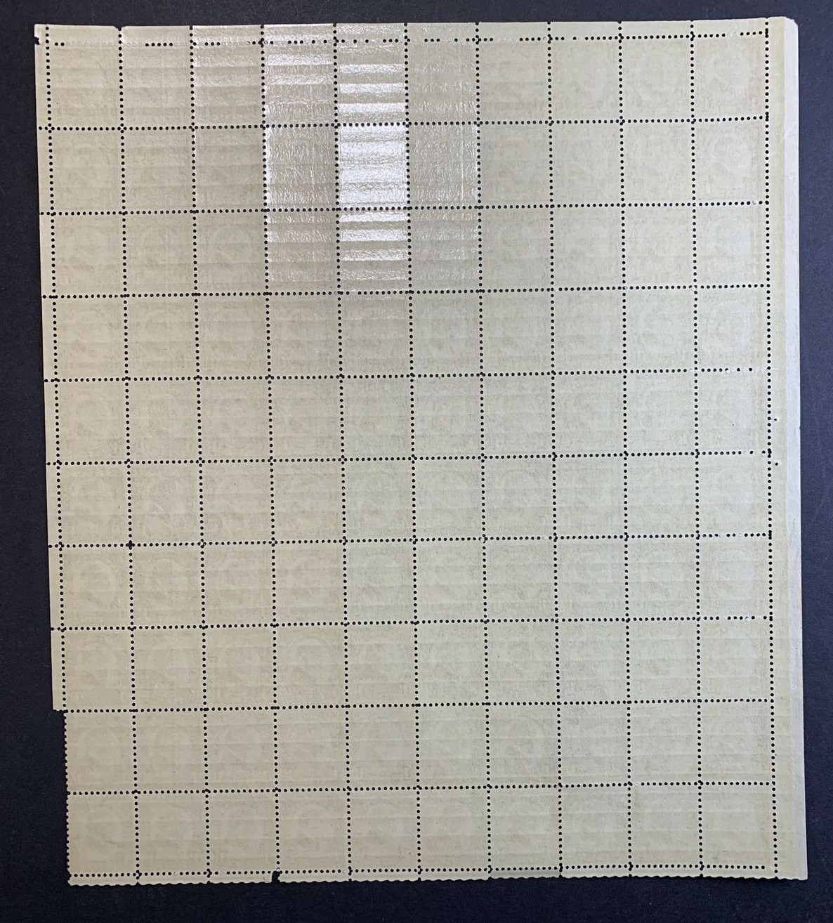 US #633 1 1/2c Harding Full Sheet of 100. MNH Fine (BCV $475) - Image 3