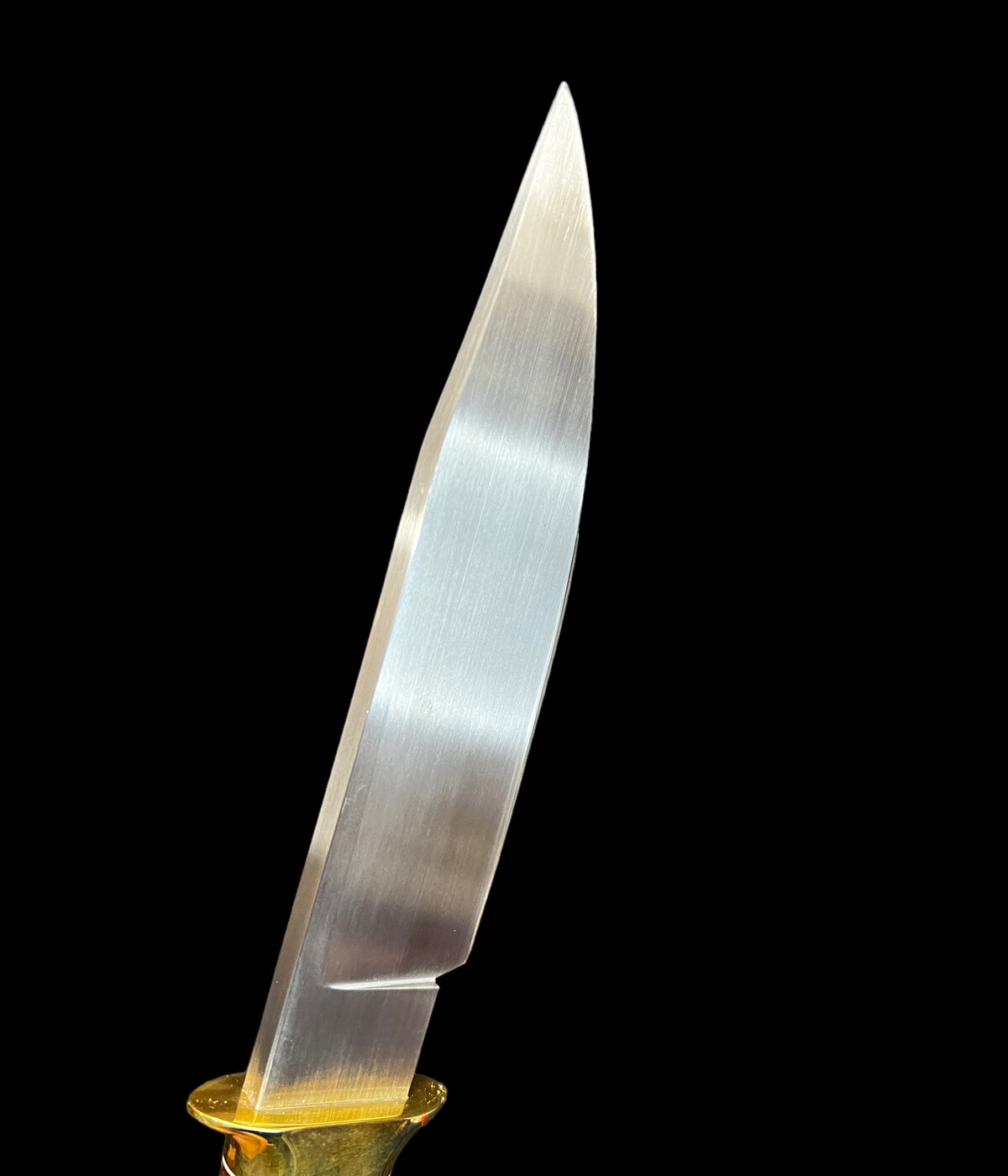 Fixed Blade Duane Bomar, J.S. 6 1/2" Custom Maple Burl Tapered Spine DH-2027 - Image 8