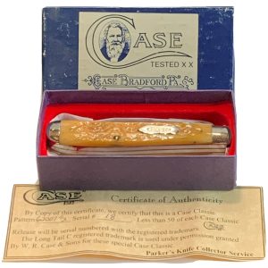 Pocketknife Case 62007 1/2  1993 Trapper Honey Bone Bomb Shield SN 18/50 KP-1167