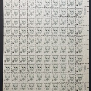 US 1856 1985 14c Sinclair Lewis Sheet of 100 MNH VF-XF