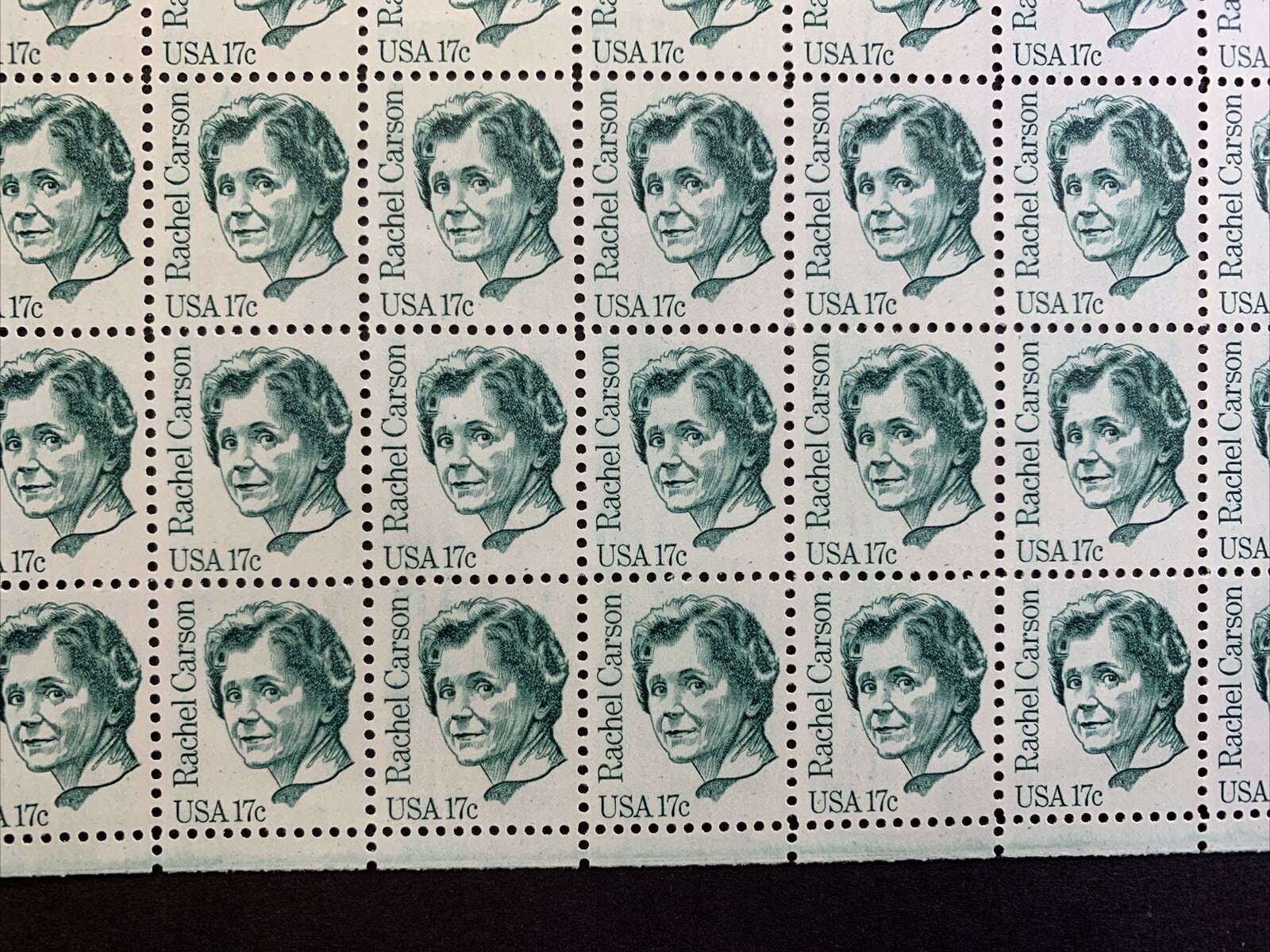 US #1857 17c Rachel Carson Full Sheet of 100. MNH VF+ (CV $53) - Image 8