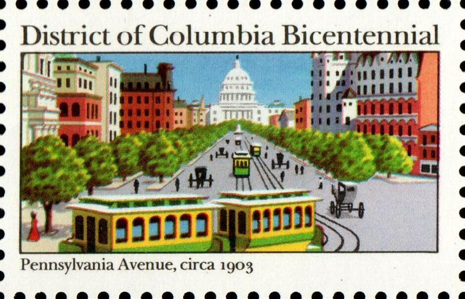 US #2561a 1991 D.C. Bicent. EFO Black (Engraved) Omitted, MNH VF-XF (SCV $400) - Image 3