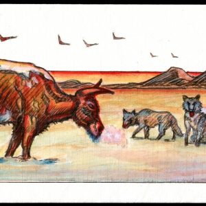 US #3209 FDC 1c-$2 Trans-Mississippi Set (9) Wildy Hand Drawn/Painted. (CV $Unl)