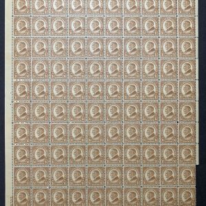 US #633 1 1/2c Harding Full Sheet of 100. MNH Fine (BCV $475)