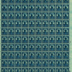 US #648 5c Roosevelt Hawaii Overprint Full Sheet PN #18908 CV $2,500 MNH VF