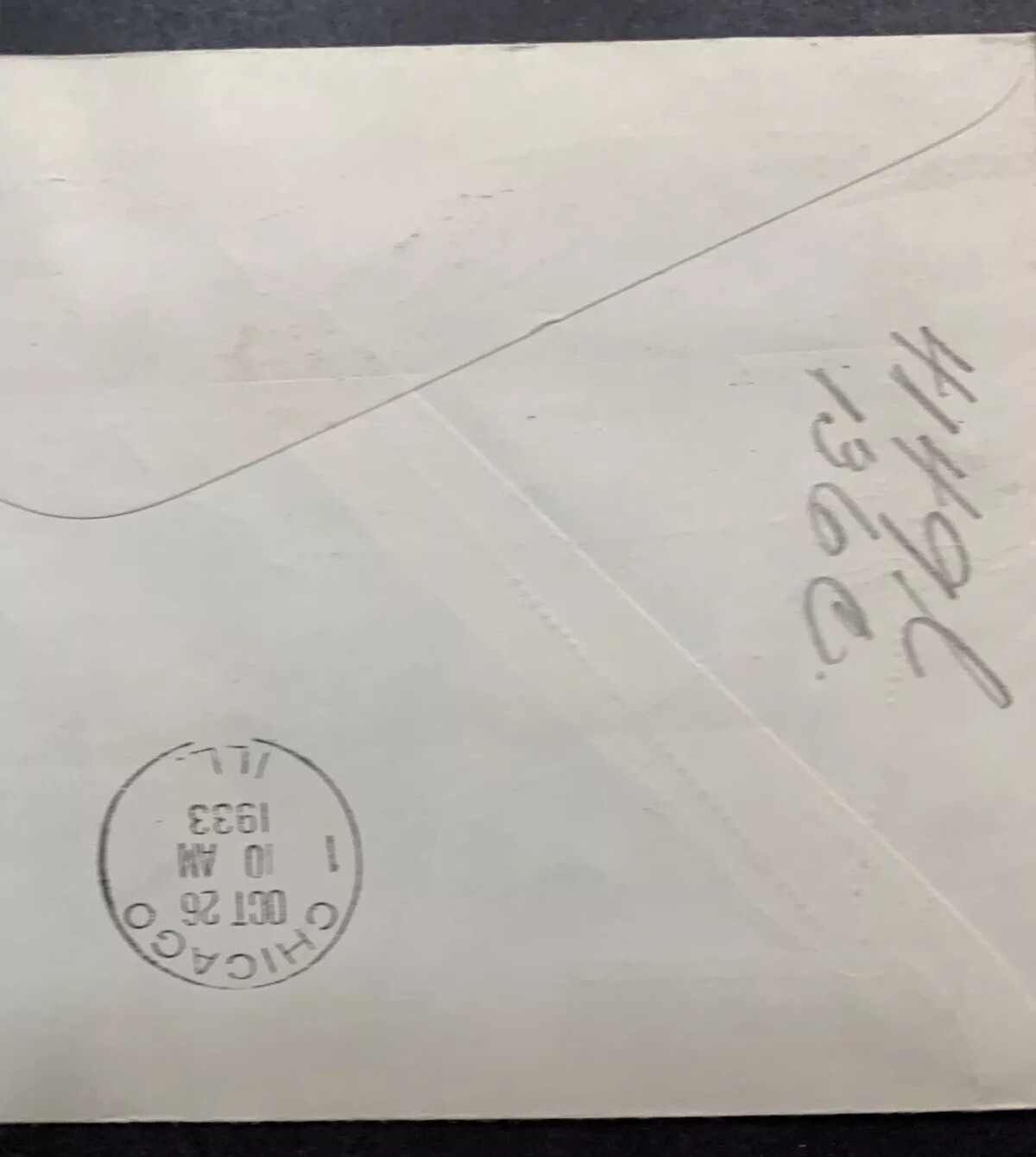 US #C18-8 1933 50c Baby Zep Linprint Cover. Akron, OH to Chicago, IL. (CV $350) - Image 7