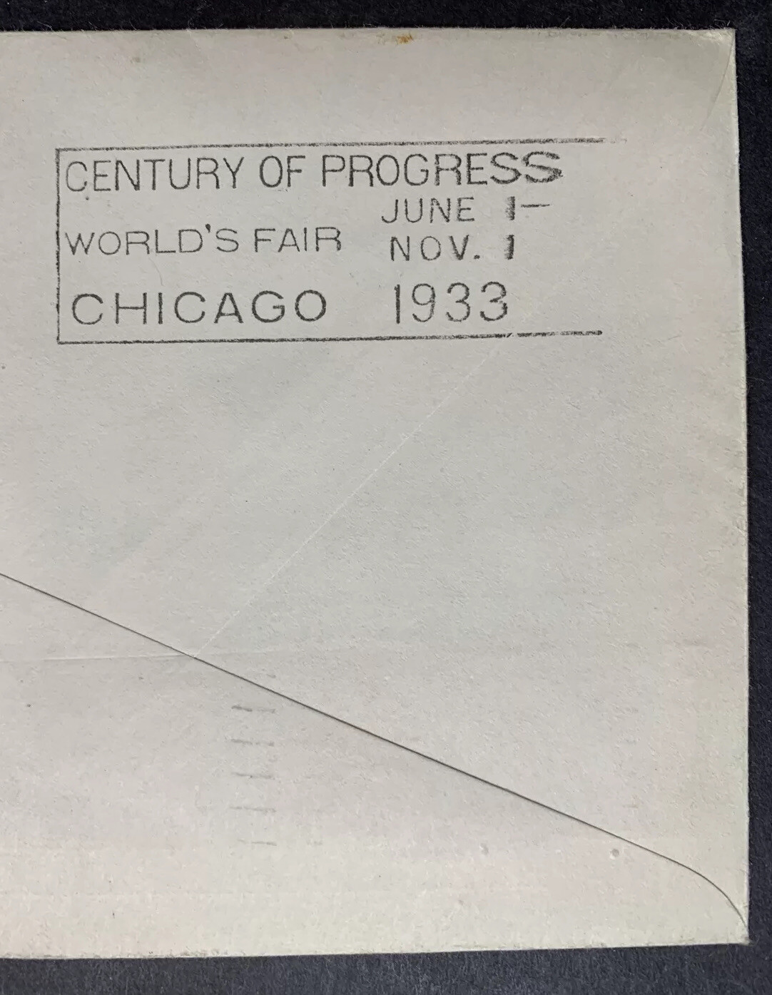 US #C18-8 1933 50c Baby Zep Linprint Cover. Akron, OH to Chicago, IL. (CV $350) - Image 8