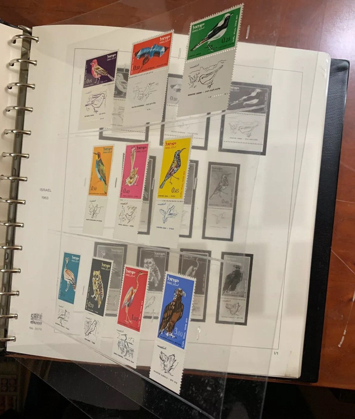 Israel SAFE-Dual Hingeless Album 1963-1977 TABS COMPLETE F-VF (CV ~$450) - Image 3
