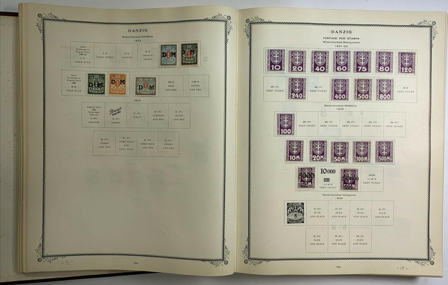 Scott International Albums 20th Century Part 1-2 with +3,400 stamps. KP-103 - Image 10