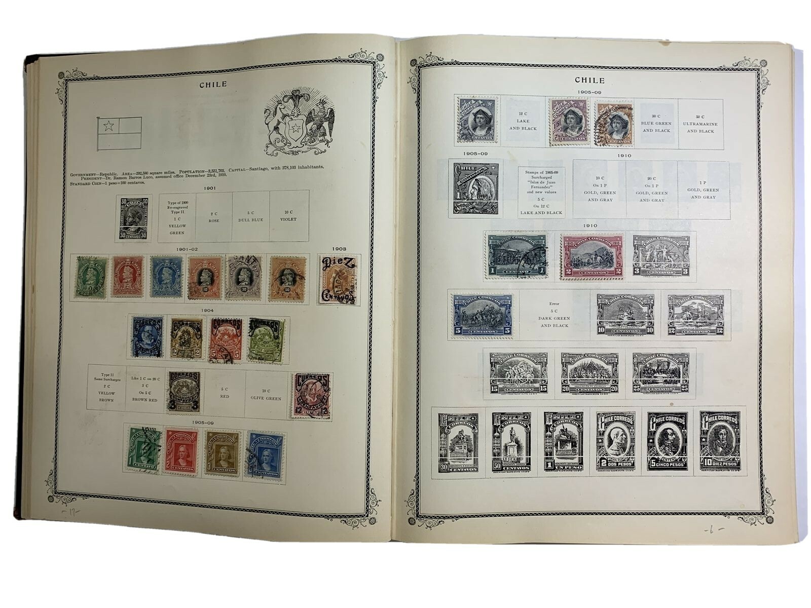 Scott International Albums 20th Century Part 1-2 with +3,400 stamps. KP-103 - Image 4
