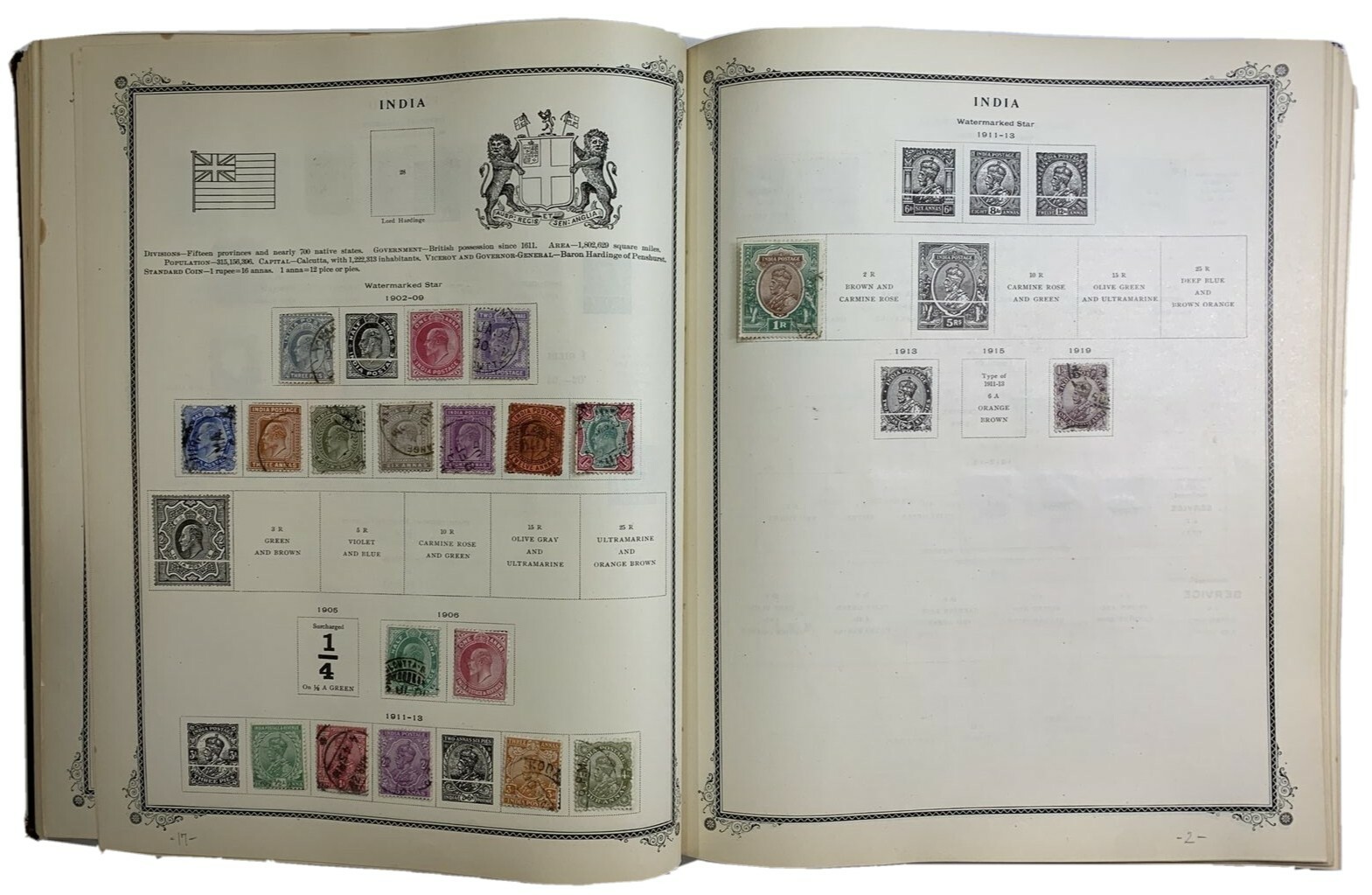 Scott International Albums 20th Century Part 1-2 with +3,400 stamps. KP-103 - Image 6