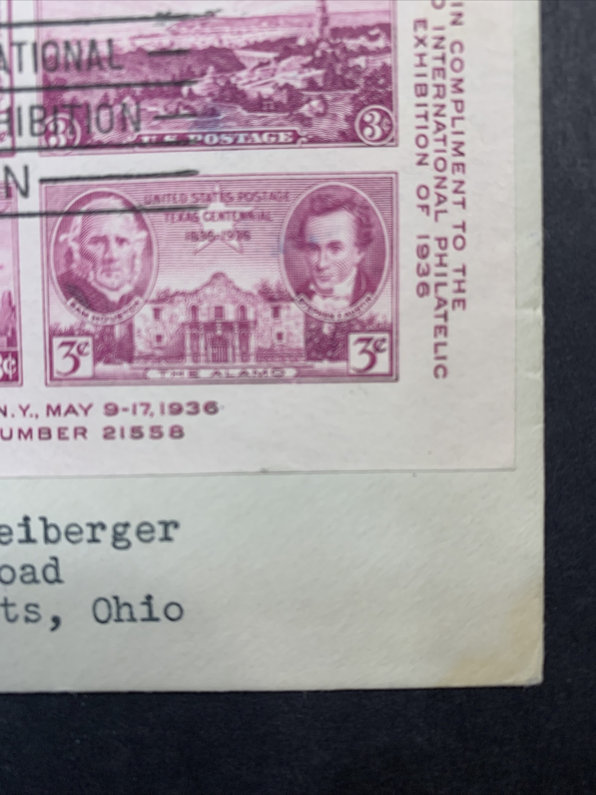 US #778-32 FDC 3c TIPEX at IPE NYC. 1st House of Farnam on 5/9/1936 *Scarce* - Image 11