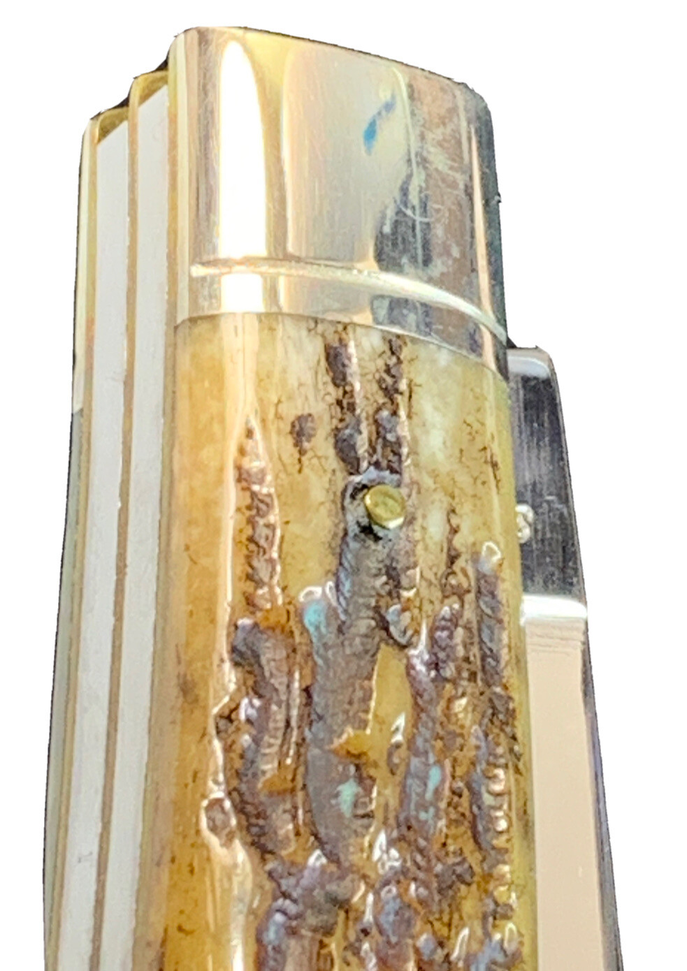 Pocketknife Schatt & Morgan 043149 2001 Stockman Winterbottom Bone KP-1131 - Image 3