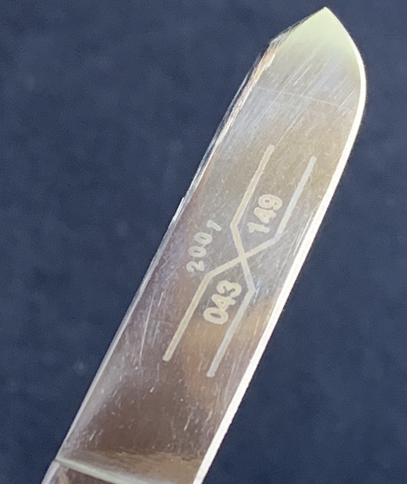Pocketknife Schatt & Morgan 043149 2001 Stockman Winterbottom Bone KP-1131 - Image 8