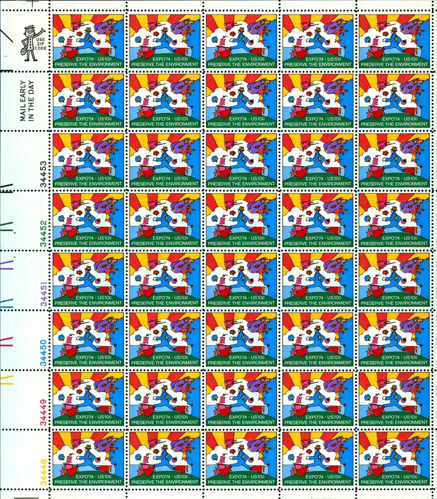 US #1520//1539 Stamp Sheets Lot (07) MNH (BCV $102) - Image 3