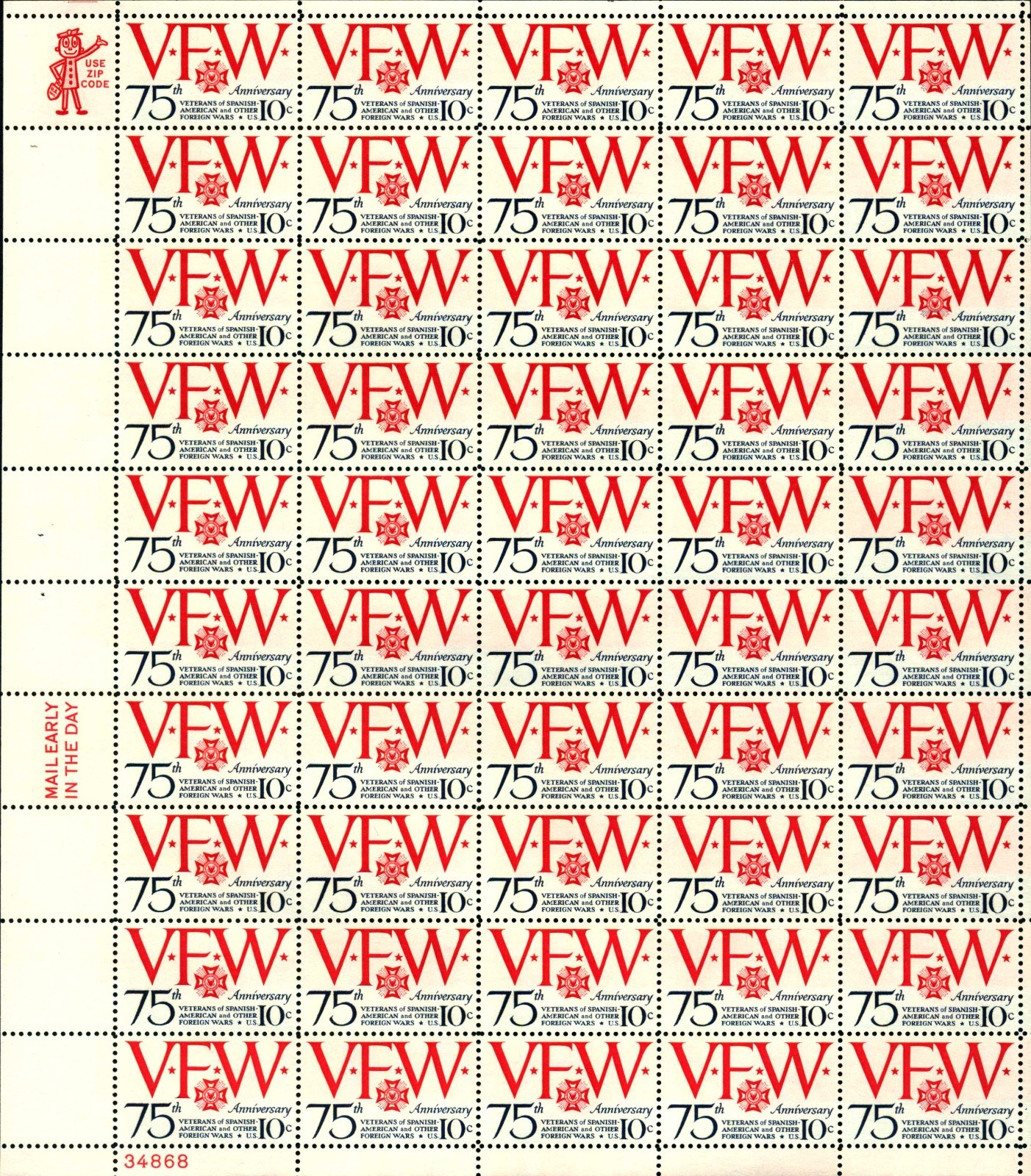 US #1520//1539 Stamp Sheets Lot (07) MNH (BCV $102)